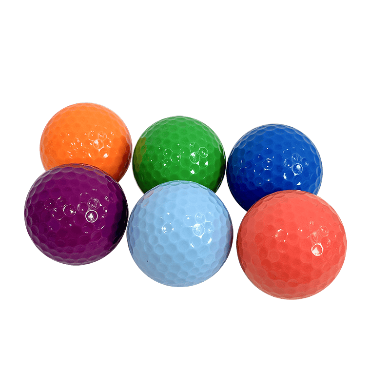 Bola de golfe de treino colorido